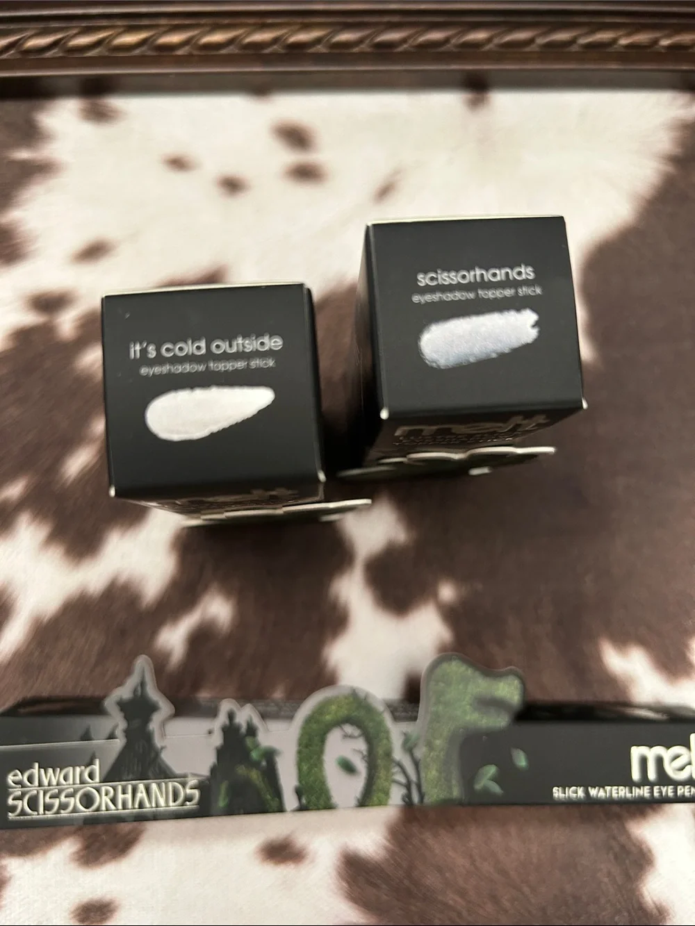 Melt Cosmetics Lustre Slick Eyeshadow Topper Stick — Shimmering Green